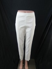NWT Moschino Cheap Chic White Side Zip Pant Size 6/40 Retail 475