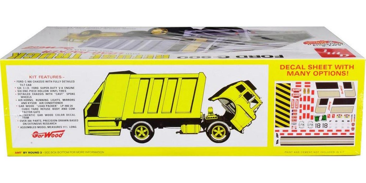 Skill 3 Model Kit Ford C-900 GarWood Refuse Garbage Truck