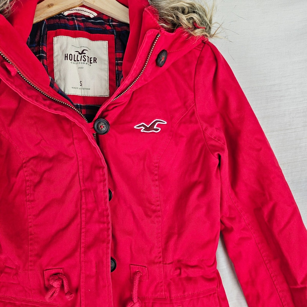 Parka DoublÃ©e Sherpa Parka DoublÃ©e En Fausse Fourrure Hollister
