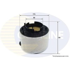 For Audi A5 8T 2.0 TDI Genuine Comline Engine Air Filter