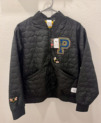 Puma Sue Tsai Black Puffer Jacket Womens Small