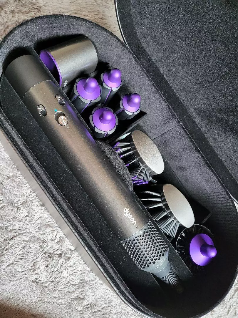 Dyson Airwrap Complete HS01 Hair Styler Curling Iron Black/Purple