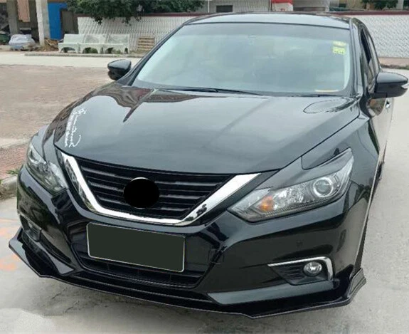 Add-on Universal Fit For Acura CSX 2006-2011 Front Bumper Lip Spoiler Splitter - Изображение 2 из 4