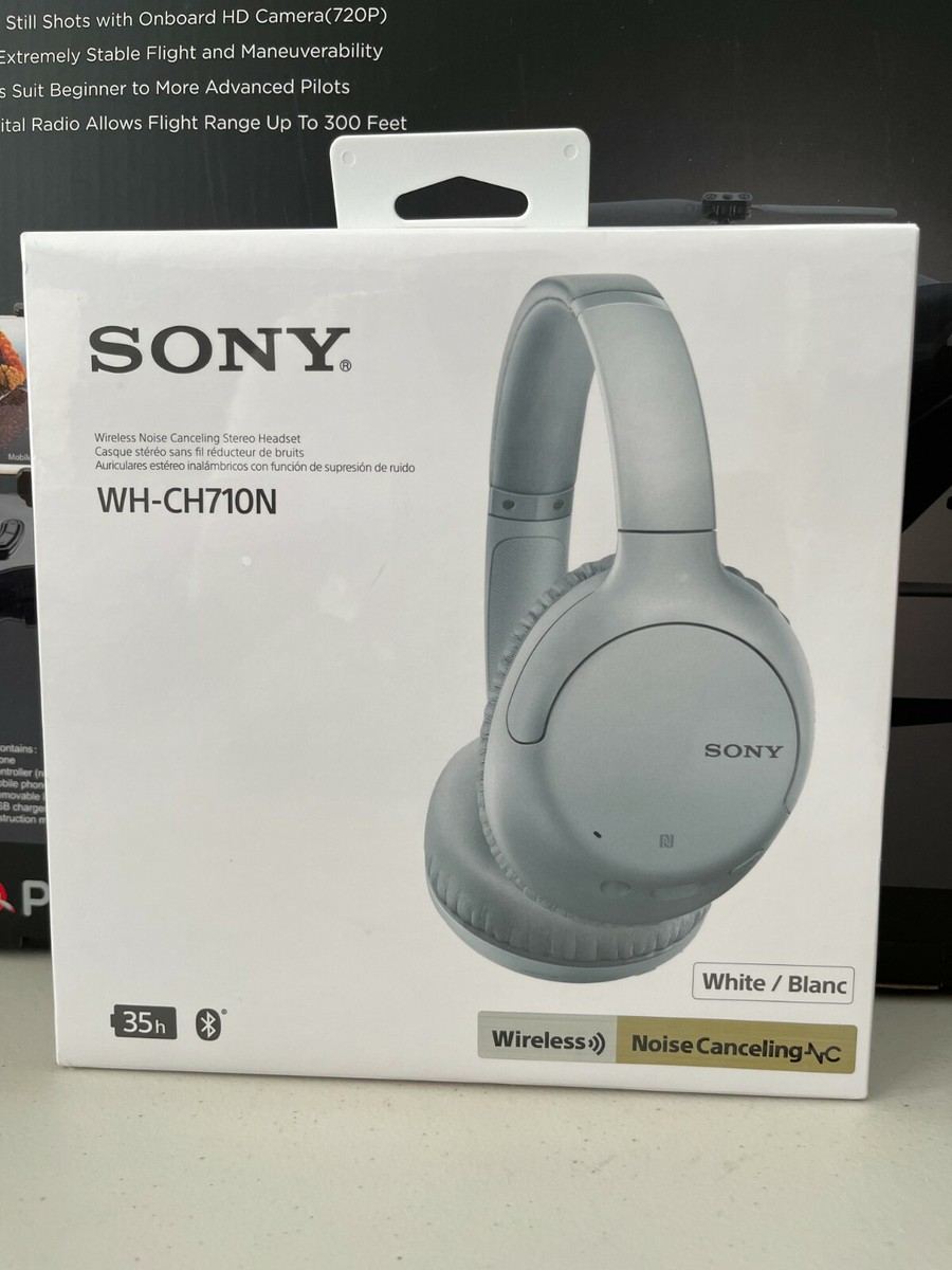 Sony WH-CH710N Wireless Noise-Canceling Headset - White for sale