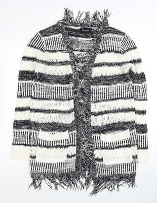 MINKPINK Damen Cardigan V-Ausschnitt gestreift Acrylmischung Größe XS
