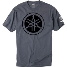 Factory Effex Yamaha Tuning Fork Tee Shirt - Charcoal - Large 16-88292