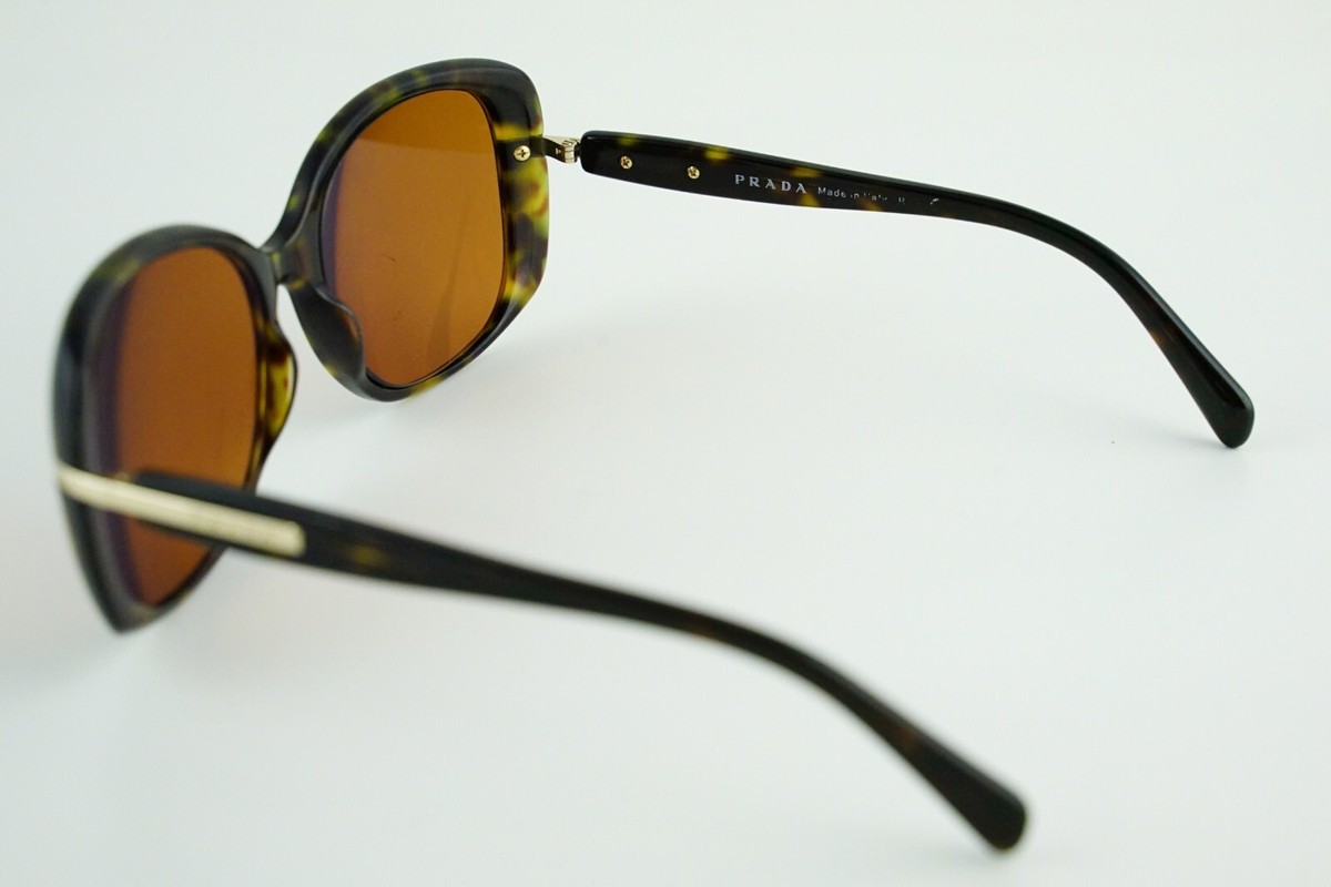 FRAMES! PRADA SPR-08O 57-17-130 Tortoise Brown 2AU-6S1