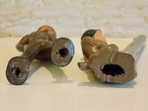 Barclay Pod Foot Metal Soldiers w/Cannon Paint Exc and Officer Worn Paint 2.75" - Picture 10 of 10