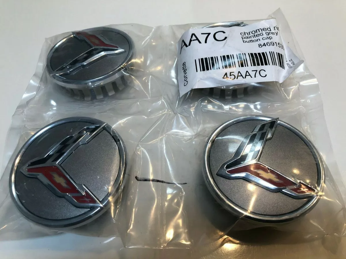 Factory OEM GM 2020 2024 C8 Corvette Stingray Center Caps Set also