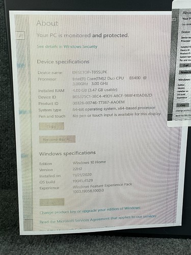Lenovo ThinkCentre Intel Core 2 Duo 3.00GHz 4-GB Ram 64-bit Desktop PC Computer - Picture 16 of 18