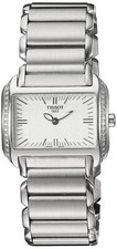 Tissot Ladies T-Wave Stainless Steel Diamond Watch - T0233091103101 NEW