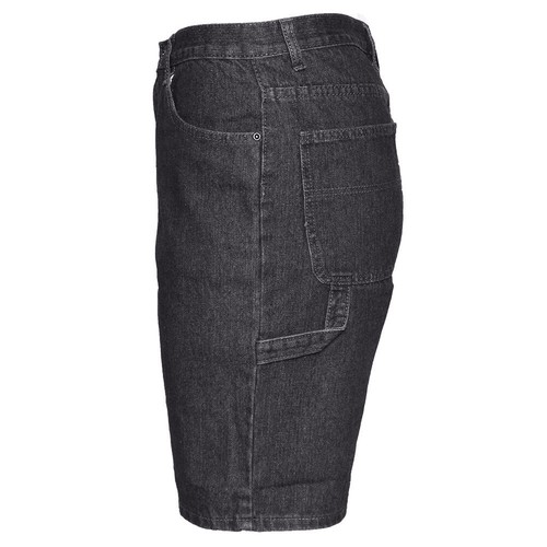 Men's Denim Jean Shorts Casual Carpenter Style Relaxed Fit Quality Cotton - Picture 11 of 43