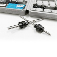 7pc Countersink Drill Bits. Tapered Countersink Wood Drill Set with depth stop