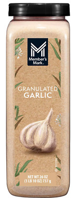 Member s Mark Granulated Garlic, 26 Ounce - Bold Flavor & Versatile Seasoning