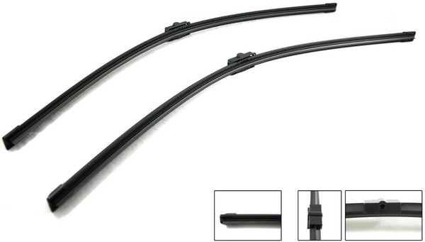 Vorne Flach Scheibenwischer WischerbläTter FüR Audi A2 8Z0 2000-2005 SchräGheck-image