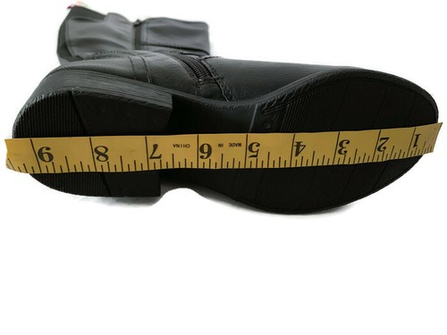 Croft & Barrow Wide Calf Women's Zip Up Buckle Accent Boots ARMORWCBLACK 6 Med - Picture 12 of 18