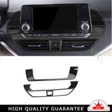 Middle Air Outlet Vent Cover Trim Fit For Nissan Altima 2019-2022 Black Titanium