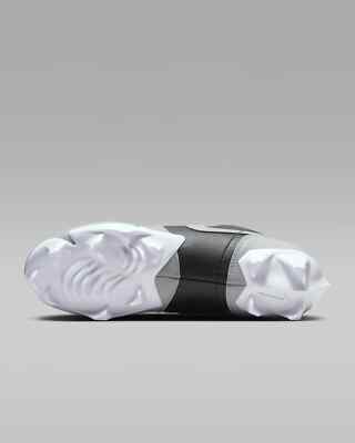 Nike Jordan 1 Low TD Cleat Shadow 2.0 Black Grey Cleats Men Size