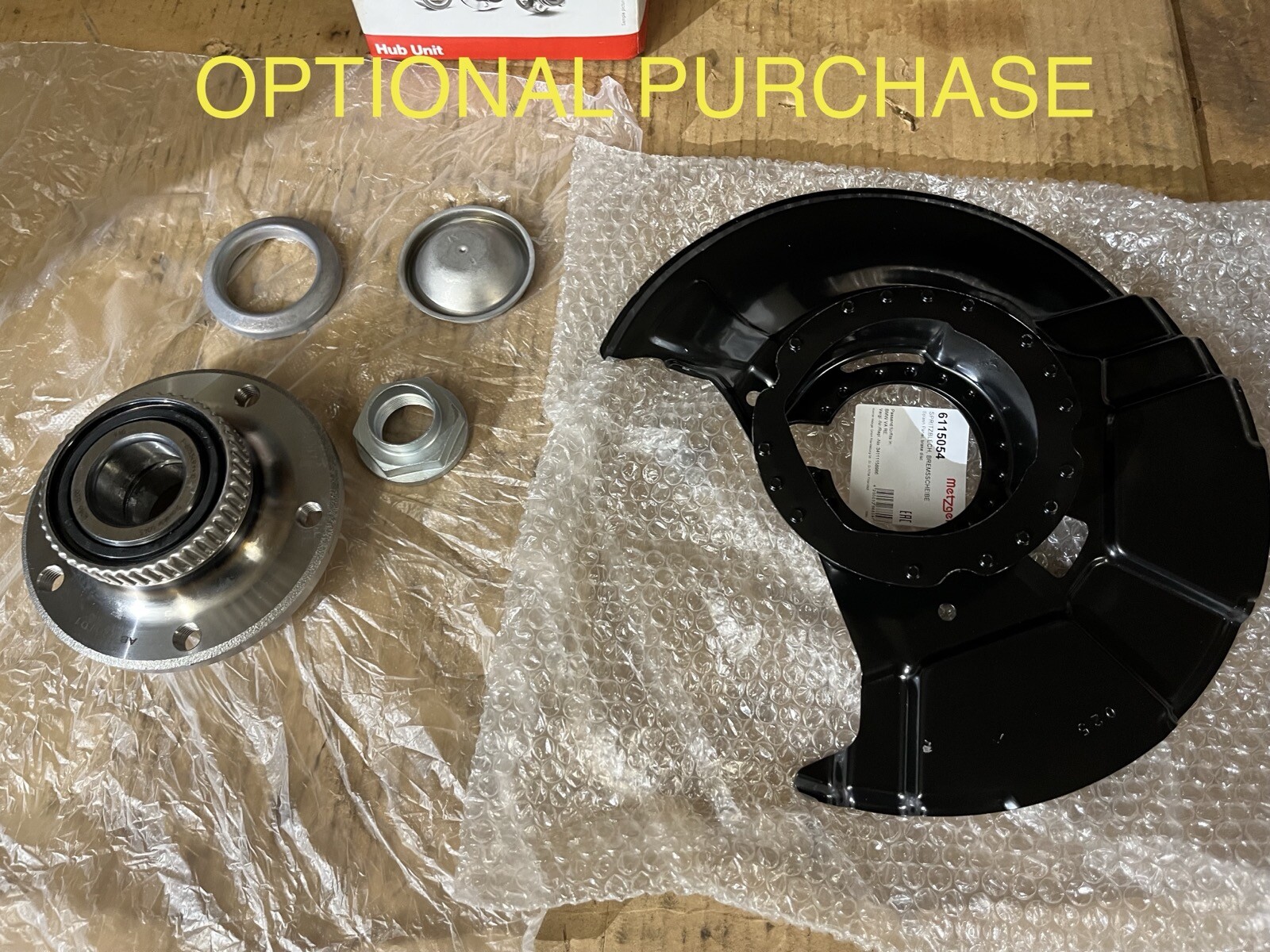 BMW E36 M3 S52 LEFT FRONT SPINDLE HUB - RECONDITIONED 31212227907 