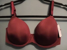 Soma 32DD Fig Burgundy Vanishing 360 Perfect Coverage Bra