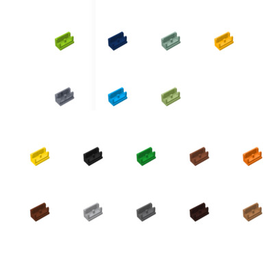 50x 3937 Hinge Base 1x2 100% Compatible Bricks, Pieces & Parts 100% Compatible