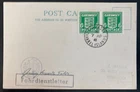 1941 Occupied Guernsey Channel Islands England First Day Postcard Cover Signed