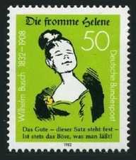 Germany 1371,MNH.Michel 1129. Wilhelm Busch,painter,1982.Die Framme Helena.
