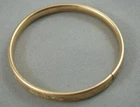 Delicate 10k GF Gold Filled Childs Baby Bracelet Engraved Toddlers Jewelry