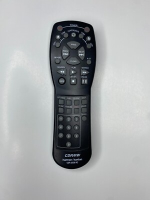 Harman Kardon CDR 25 / 26 RC Remote Control, Black - OEM Original CDR ...
