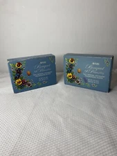 Avon Bouquet of Pansies Two "Special Occasion" fragranced Soaps NOS NEW VINTAGE