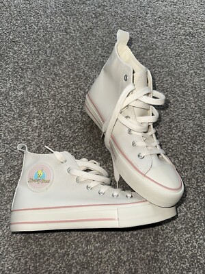 Neue Looney Tunes Damen-Sneaker, Größe 5, Tweetie Pie, High-Top, Turnschuhe