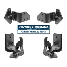 1964 - 1965 - 1966 MUSTANG DOOR HINGE KIT - BOTH UPPERS & LOWERS (ALL 4 HINGES)