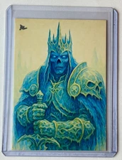 The Lich King Limited Edition Artist Signed World Of Warcraft Trading Card 4/10