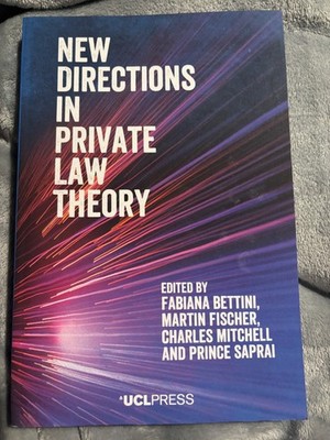 New Directions in Private Law Theory by Fabiana Bettini Paperback Book
