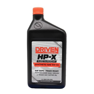 #ad DRIVEN 23546 Oil; HP X Euro; SAE 5W 40; Synthetic; 1 Quart Bottle; Single $31.10