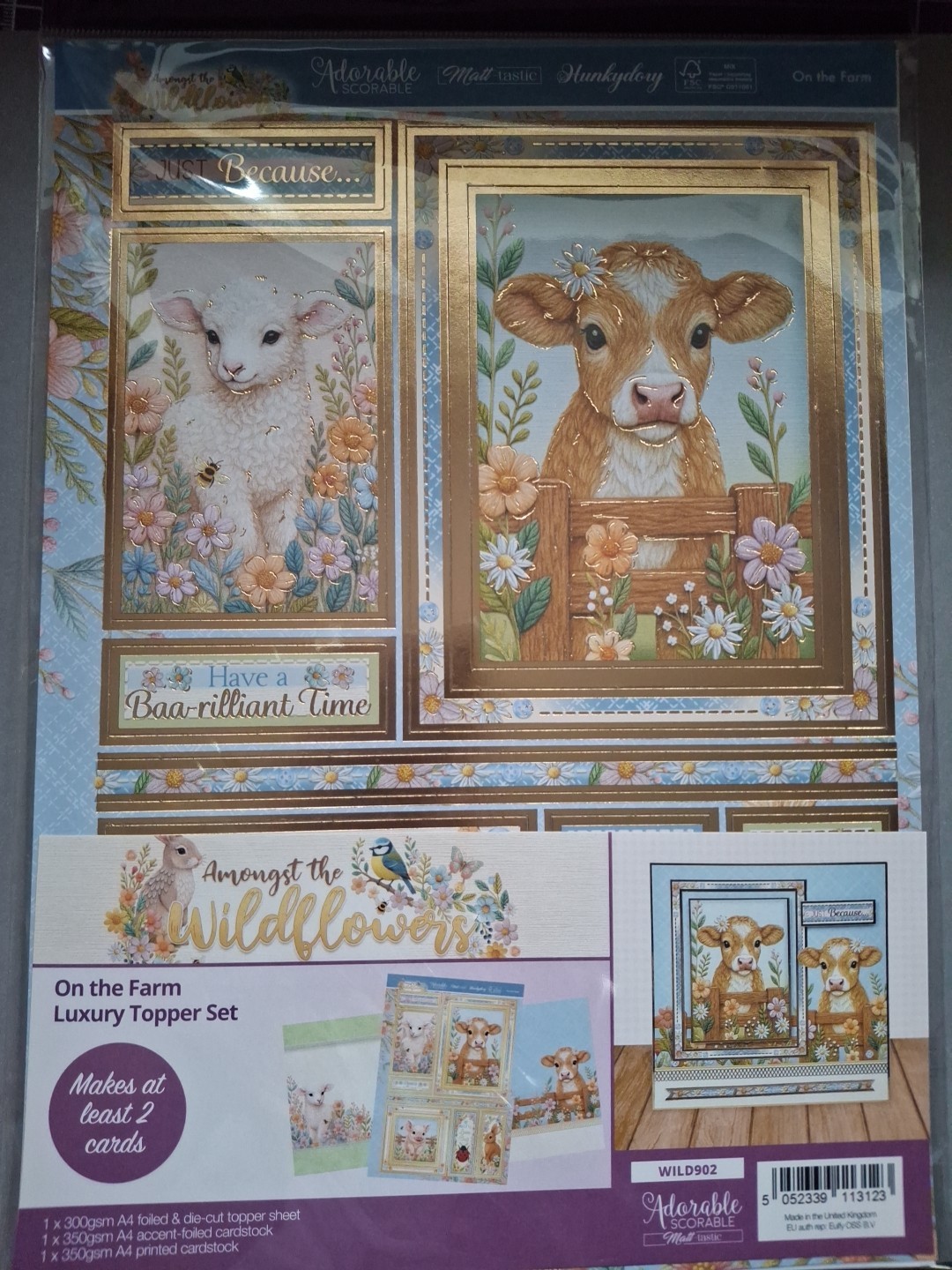 Hunkydory Amongst The Wildflowers On The Farm Luxury Topper Set