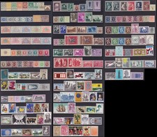 Belgium 1900 Six Pages of Different Stamps & Sets, MH, Some Thinned, Mixed Condi