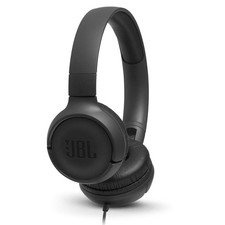 JBL Tune 500 - Wired on-ear headphones, Pure Bass Sound, 1-button Black