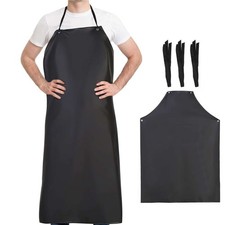 43inch PVC Heavy Duty Vinyl Waterproof Apron Chemical Resistant Apron Industrial