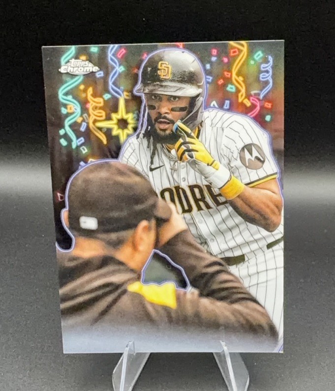 Fernando Tatis Jr 2025 Topps Chrome Update #CT-1 -Celebracion SSP - Padres
