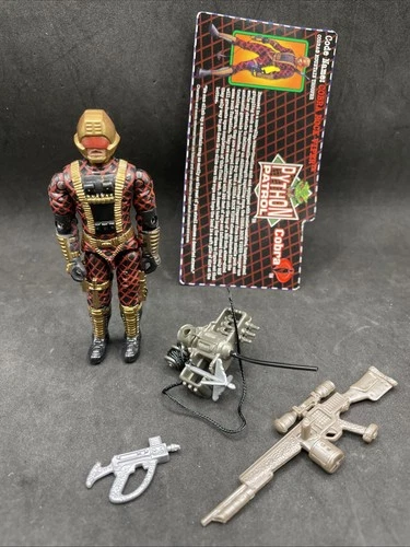 ROCK VIPER V3 2003 GI Joe Cobra Python Patrol 100% Complete Mint File Card 13