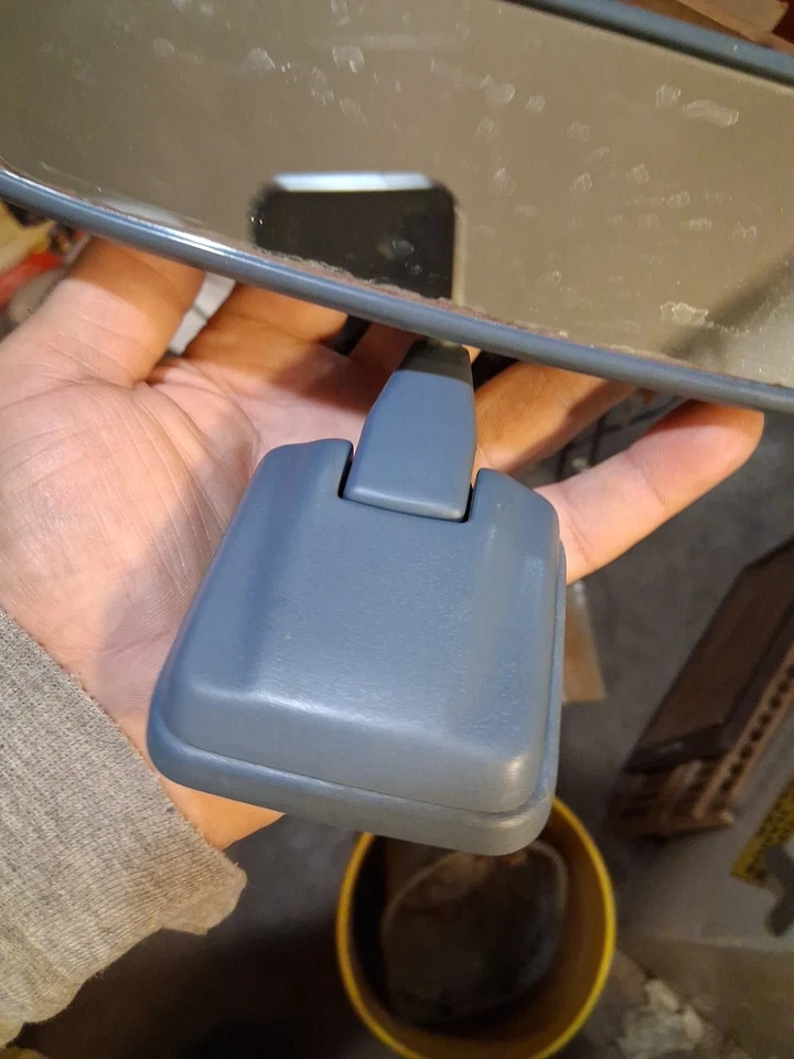 Espejo retrovisor ajustable azul, gris parabrisas para camioneta Toyota 1989-95 Foto 4 de 4