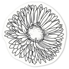 Aufkleber Sticker "Asterblume" (DW038276)