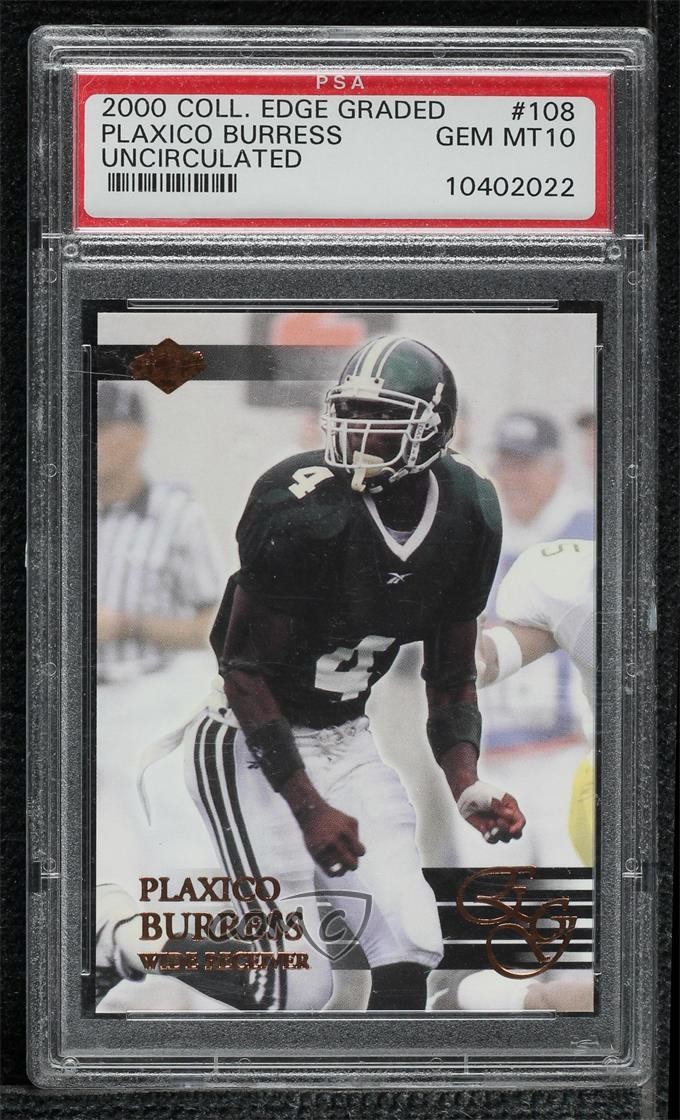 Plaxico Burress Collector's Edge Graded #108 Base