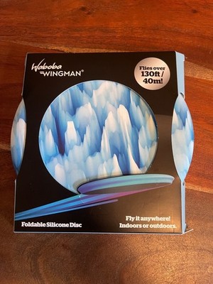Waboba Wingman Silicone Disc - BLUE  Flying Disk