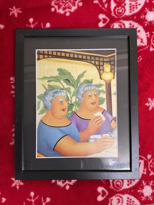 BERYL COOK, Vintage Art Gallery Print - Unique Gift, OOAK RARE DELUXE FRAMED