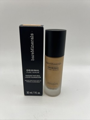 bareMinerals Pure Serum Radiant Mineral Liquid Foundation- Medium Deep Warm 4
