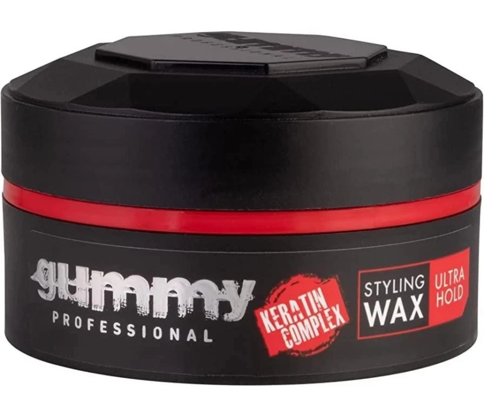 GUMMY STYLING WAX -GLOSS EXTRA HOLD/ULTRA HOLD/HARD FINISH KERATIN COMPLEX-150ml - Image 2 of 4