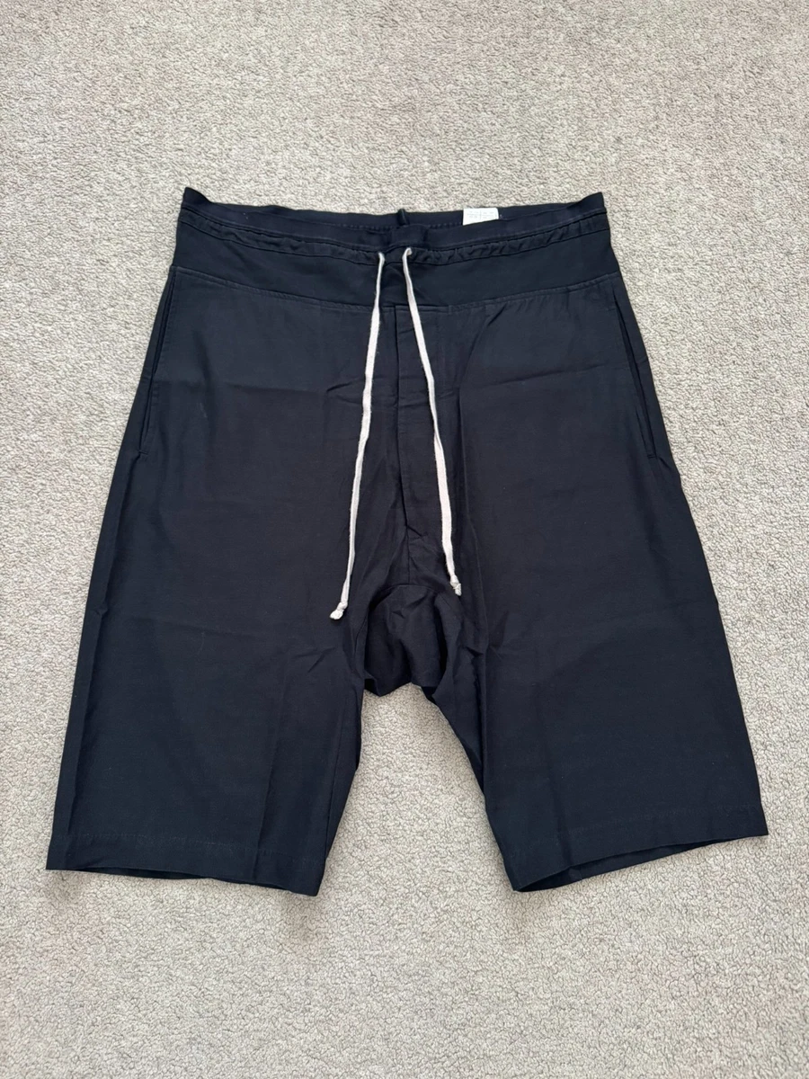 25+ Rick Owens Black Regular Size Shorts for Men for sale