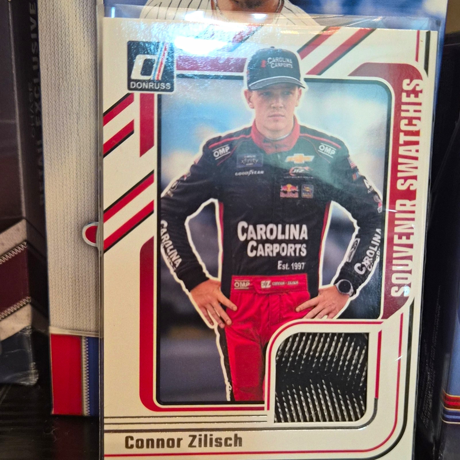 Panini 2026 Donruss Racing Souvenir Swatches Connor Zilisch #SVS-CZC